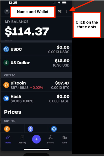 Transferring Hash Between Wallets – Figure Markets