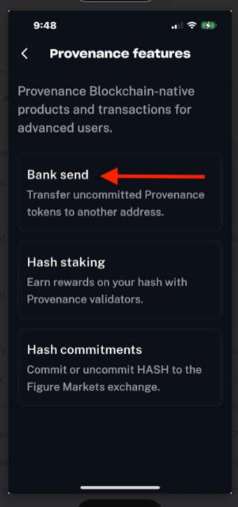 Transferring Hash Between Wallets – Figure Markets